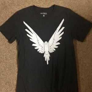 Maverick Logan Paul bird t shirt graphic tee XS